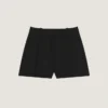 Plisserte shorts i ull Plisserte shorts i ull