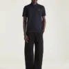 Polo i bomull med Givenchy Paris grosgrain Polo i bomull med Givenchy Paris grosgrain