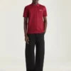 Polo i bomull med Givenchy Paris grosgrain Polo i bomull med Givenchy Paris grosgrain