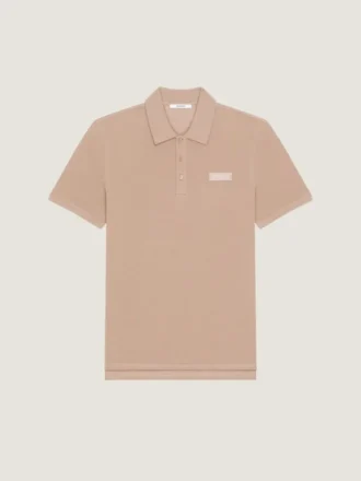 Polo i bomull med Givenchy Paris grosgrain