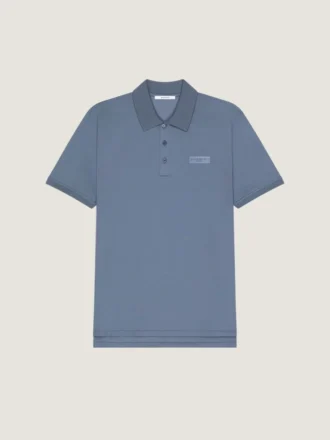 Polo i bomull med Givenchy Paris grosgrain