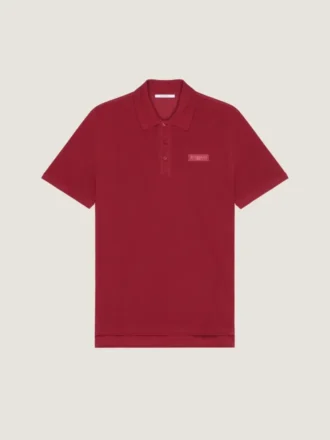 Polo i bomull med Givenchy Paris grosgrain