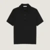 Polo i bomull med grosgrain-detaljer Polo i bomull med grosgrain-detaljer