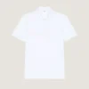 Polo i bomull og silke med Givenchy Paris-jacquard Polo i bomull og silke med Givenchy Paris-jacquard