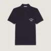 Polo i piké-bomull med Givenchy Paris-broderi Polo i piké-bomull med Givenchy Paris-broderi