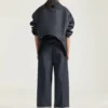 Rå jeans med oppbrett Rå jeans med oppbrett