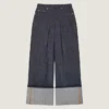 Rå jeans med oppbrett Rå jeans med oppbrett