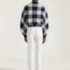 Rutete genser i ull med brodert Givenchy Paris
