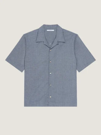Rutete skjorte i bomull med Givenchy Paris-broderi