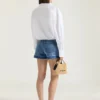 Shorts i mellomblå denim Shorts i mellomblå denim