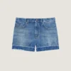Shorts i mellomblå denim Shorts i mellomblå denim
