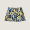 Shorts i viskose med blomstertrykk Shorts i viskose med blomstertrykk