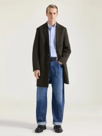 Skjorte i bomulls-oxford med Givenchy Paris-broderi