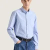 Skjorte i bomulls-oxford med Givenchy Paris-broderi Skjorte i bomulls-oxford med Givenchy Paris-broderi