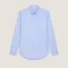 Skjorte i bomulls-oxford med Givenchy Paris-broderi Skjorte i bomulls-oxford med Givenchy Paris-broderi