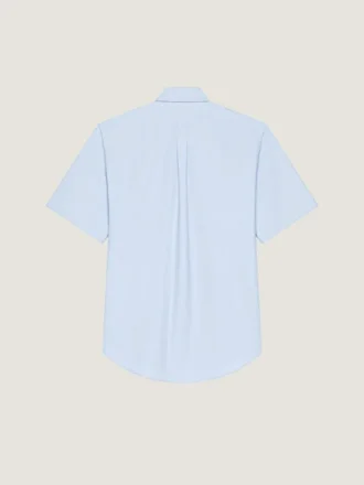 Skjorte i bomulls-oxford med Givenchy Paris-jacquard