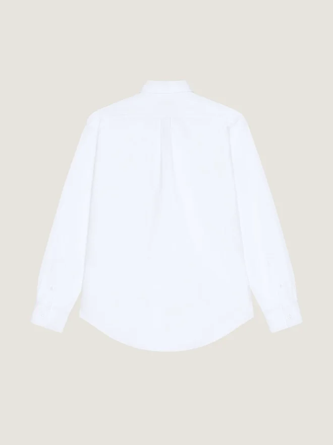 Skjorte i bomulls-oxford med Givenchy Paris-jacquard Skjorte i bomulls-oxford med Givenchy Paris-jacquard