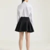 Skjorte i poplin med Givenchy-broderi Skjorte i poplin med Givenchy-broderi