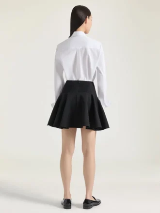 Skjorte i poplin med Givenchy-broderi