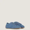 Slanke sneakers i denim