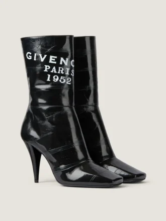 Sliced Square Givenchy Tape ankelstøvler i skinn
