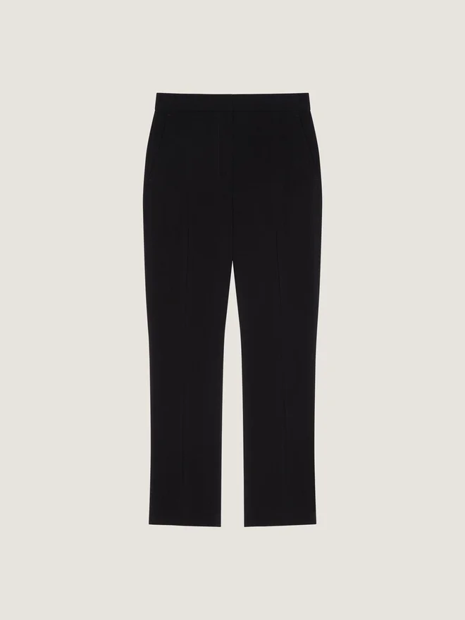 Slim Fit-bukser i ull med smal passform Slim Fit-bukser i ull med smal passform