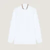 Slim Fit-skjorte i poplin med broderte perler Slim Fit-skjorte i poplin med broderte perler