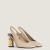 Slingback-sko i skinn Slingback-sko i skinn