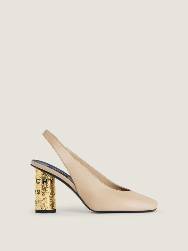 Slingback-sko i skinn Slingback-sko i skinn