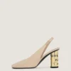Slingback-sko i skinn Slingback-sko i skinn