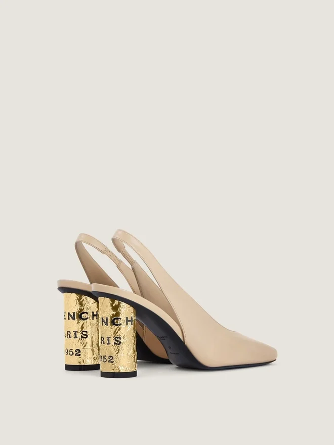 Slingback-sko i skinn Slingback-sko i skinn