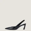 Spikete slingbacks i skinn Spikete slingbacks i skinn