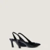 Spikete slingbacks i skinn Spikete slingbacks i skinn
