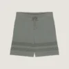 Strikkede shorts med mesh-detaljer Strikkede shorts med mesh-detaljer
