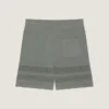 Strikkede shorts med mesh-detaljer Strikkede shorts med mesh-detaljer