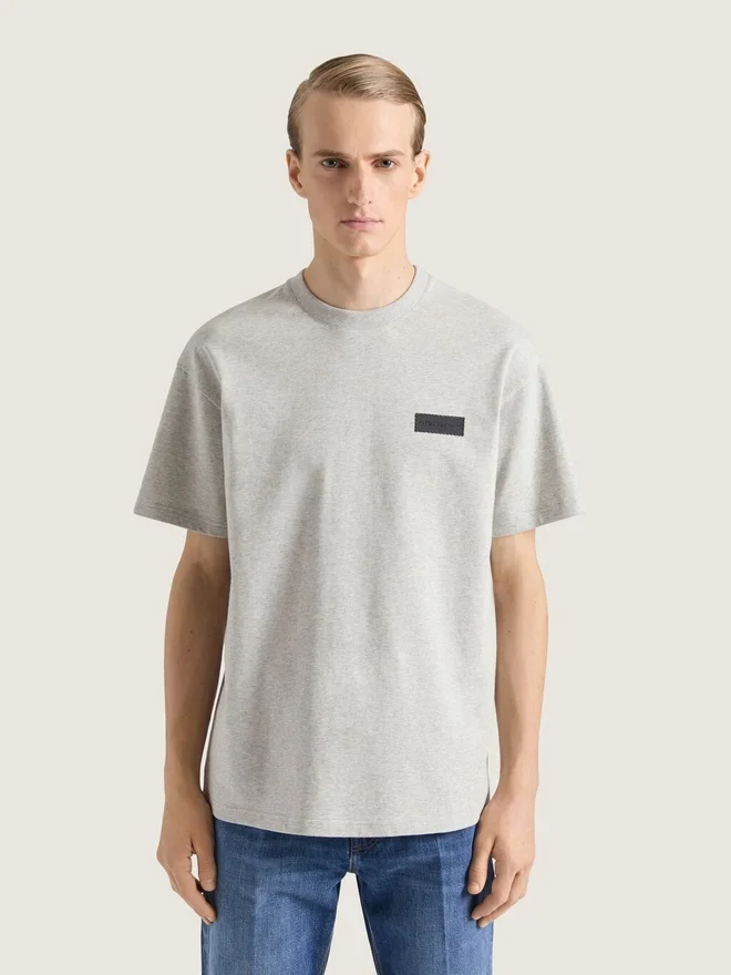 T-skjorte i bomull med Givenchy-merke T-skjorte i bomull med Givenchy-merke