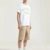 T-skjorte i bomull med Givenchy Paris-broderi