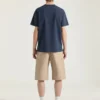 T-skjorte i bomull med Givenchy Paris-broderi