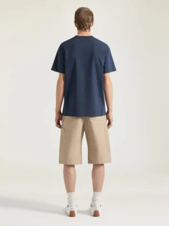 T-skjorte i bomull med Givenchy Paris-broderi