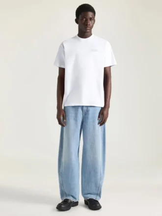 T-skjorte i bomull med Givenchy Paris Gros Grain