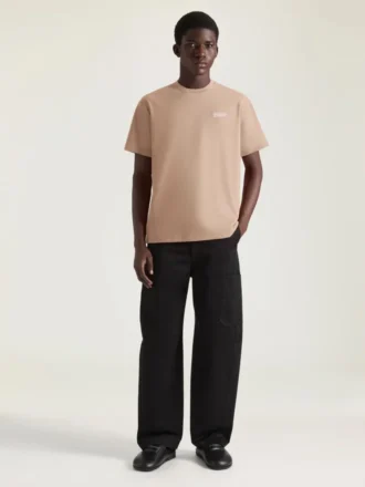 T-skjorte i bomull med Givenchy Paris Gros Grain