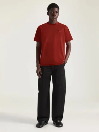 T-skjorte i bomull med Givenchy Paris Gros Grain
