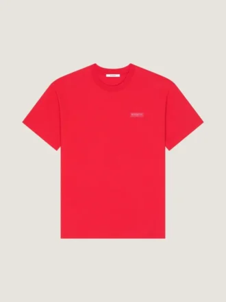 T-skjorte i bomull med Givenchy Paris Gros Grain