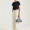 T-skjorte i bomull med Givenchy-stempelprint