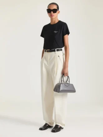 T-skjorte i bomull med Givenchy-stempelprint