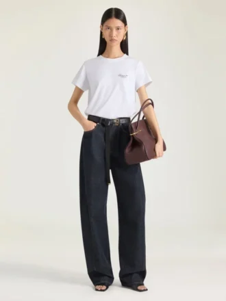 T-skjorte i bomull med Givenchy-stempelprint