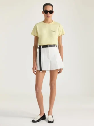 T-skjorte i bomull med Givenchy-stempelprint