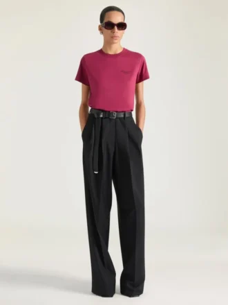 T-skjorte i bomull med Givenchy-stempelprint
