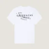 T-skjorte i bomull med Givenchy-stempelprint