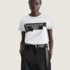 T-skjorte i bomull med Givenchy-tape-trykk T-skjorte i bomull med Givenchy-tape-trykk